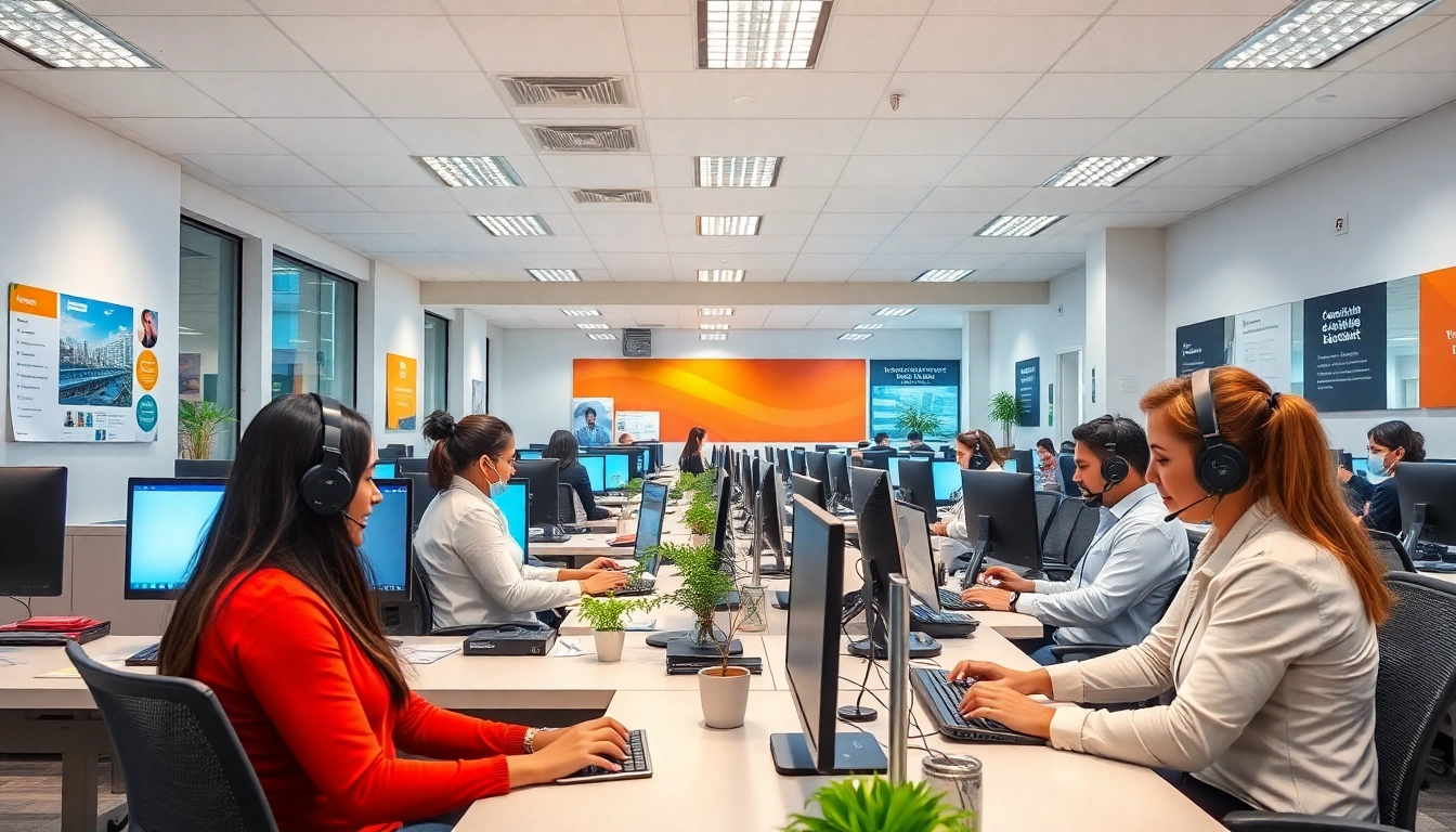 Engaged professionals at call centers in Tijuana, Mexico delivering excellent customer support.