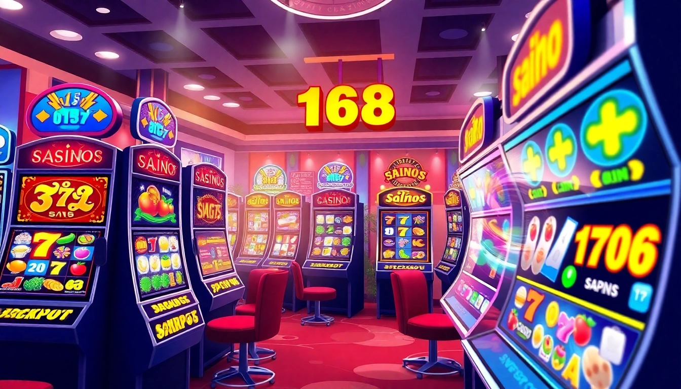 Experience thrilling gameplay on สล็อต168 slot machines with colorful designs and exciting features.