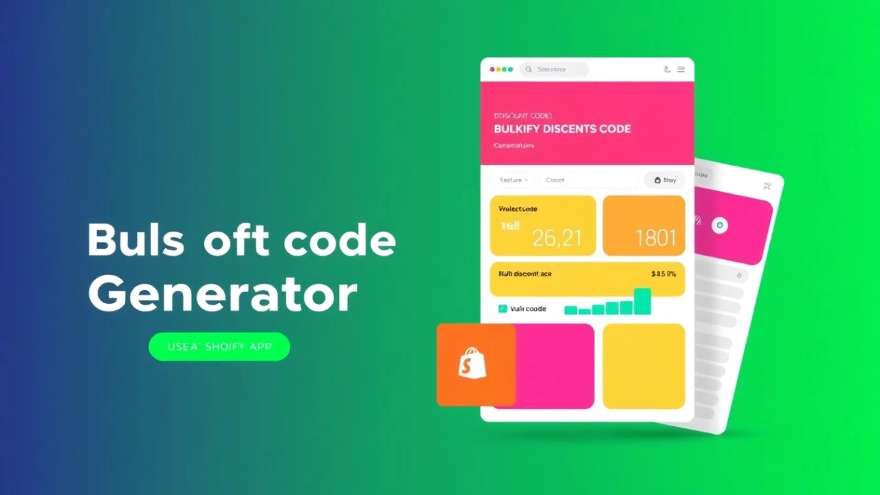 Effortlessly Create Unique Discounts with the Shopify Bulk Discount Code Generator