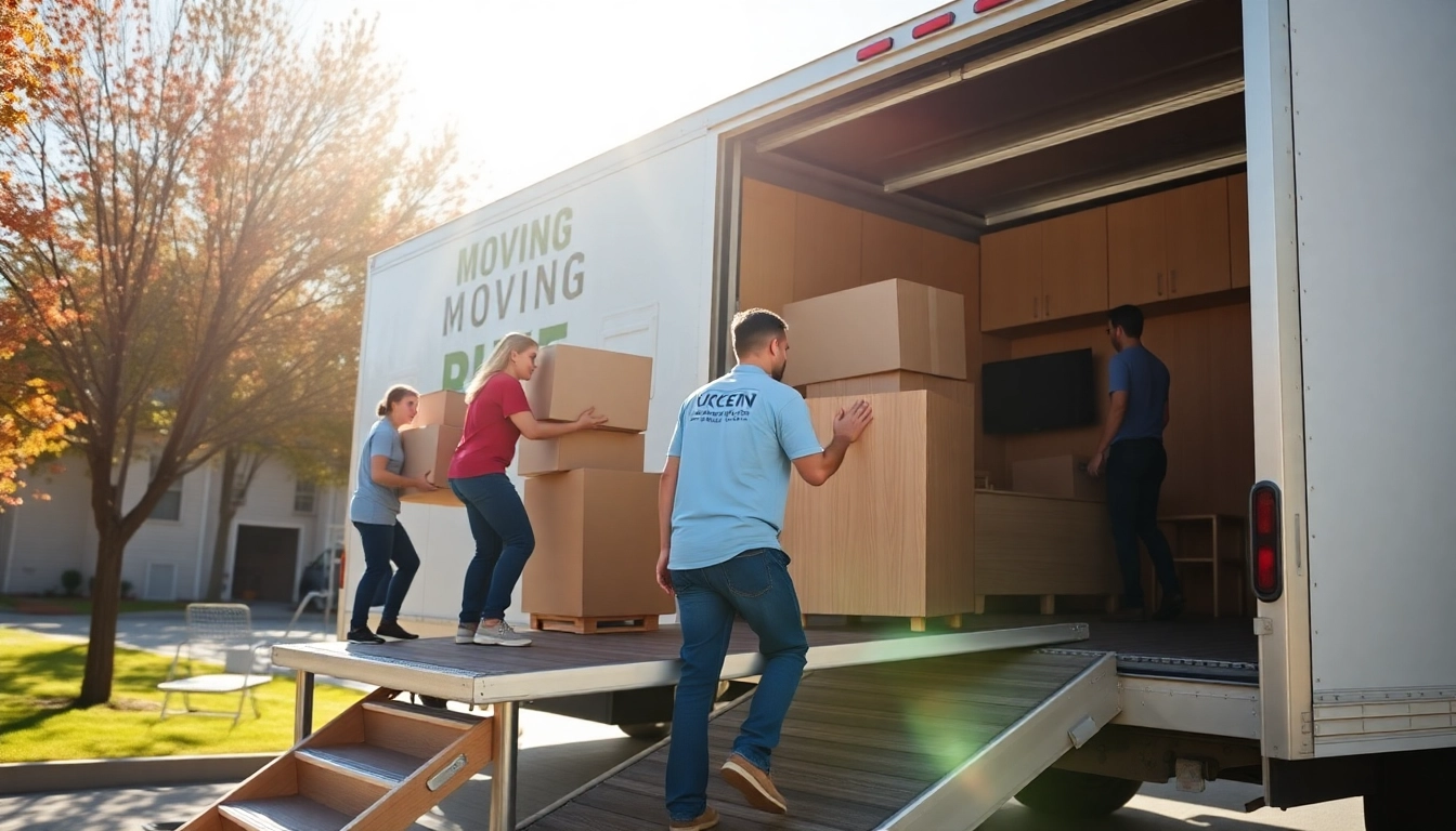 Efficient Umzug Fürth with a team loading furniture into a truck for a smooth relocation experience.