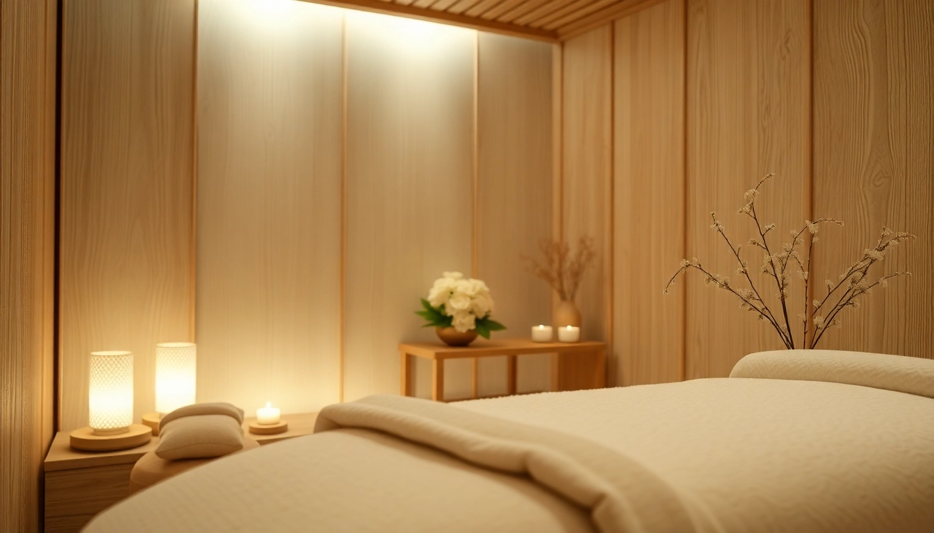 Behandlung zur Hautverjüngung in einem modernen, ruhigen Spa mit eleganter Atmosphäre.
