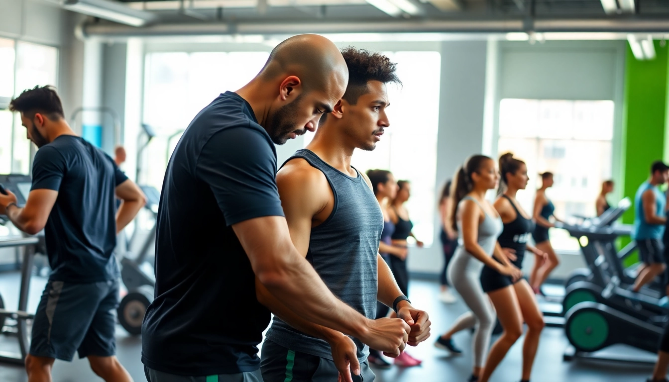 Fitness enthusiasts training at the best gym in Jersey City, showcasing a dynamic and energetic environment.