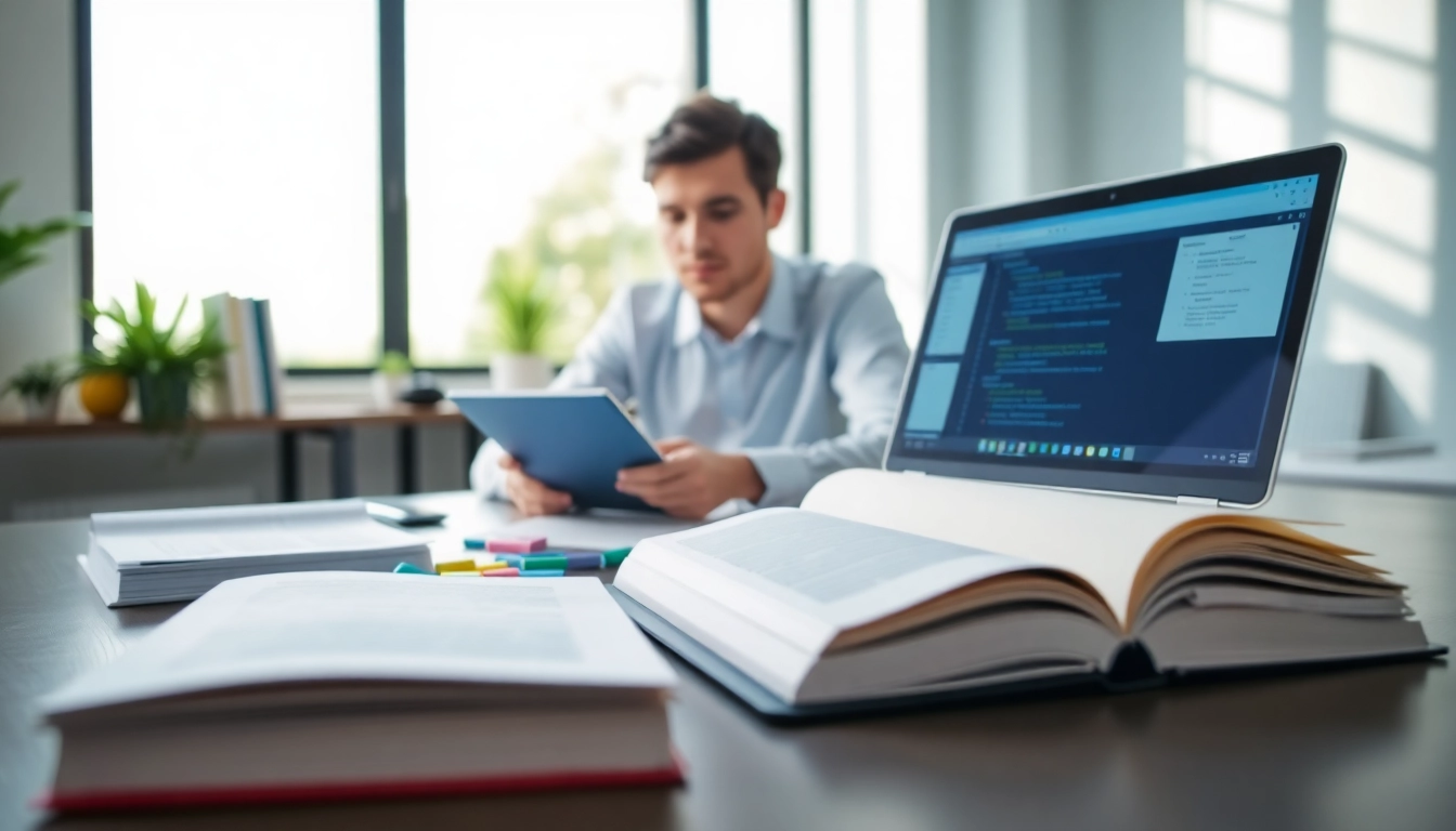 Learn about medical billing coding certification with a focused student in a bright office setting.
