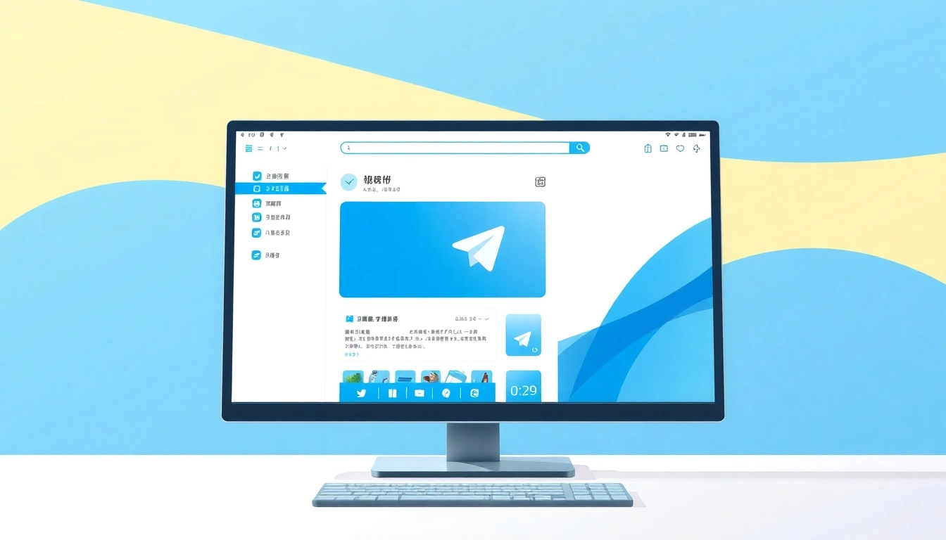 Engaging visualization of telegram电脑版中文 showcasing vibrant desktop interface and features.