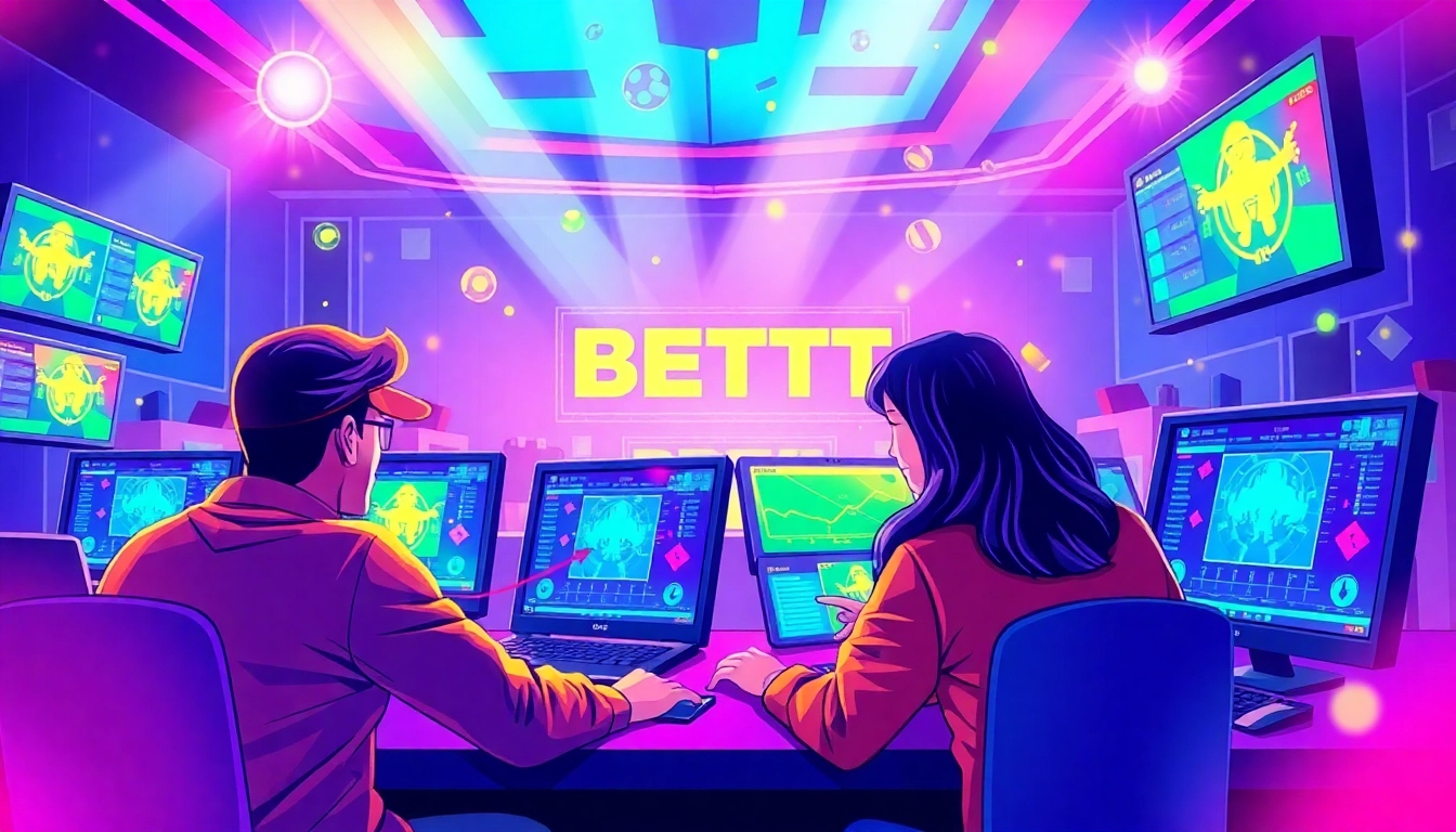 Exciting gameplay at judi bola terpercaya platform, showcasing vibrant user engagement and dynamic betting experiences.