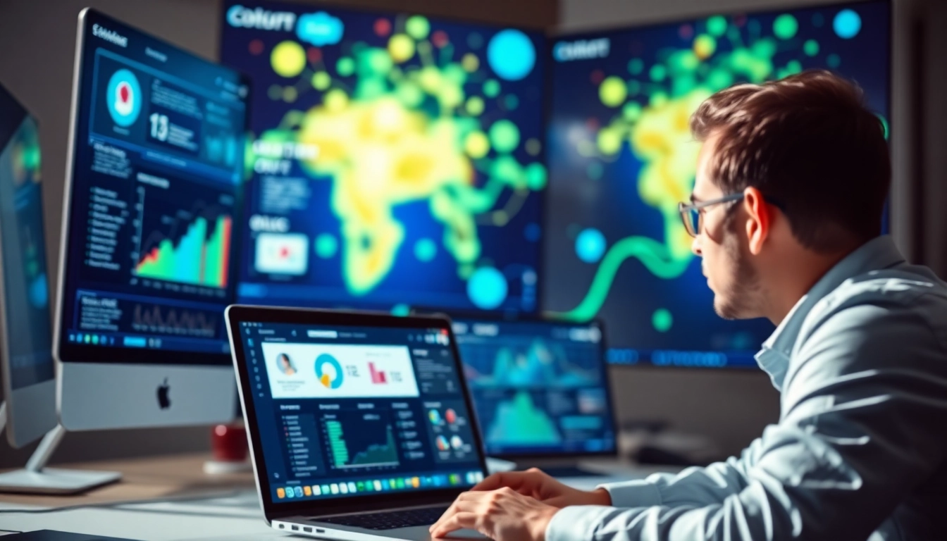 Enhance efficiency with social media and blog automation tools in a professional workspace.