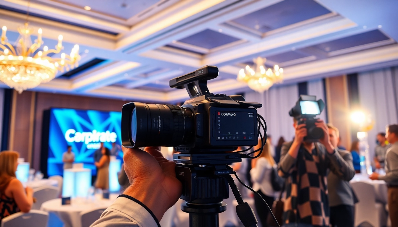 Capture dynamic moments during Miami Corporate Event Videography Photography with professionals at work.