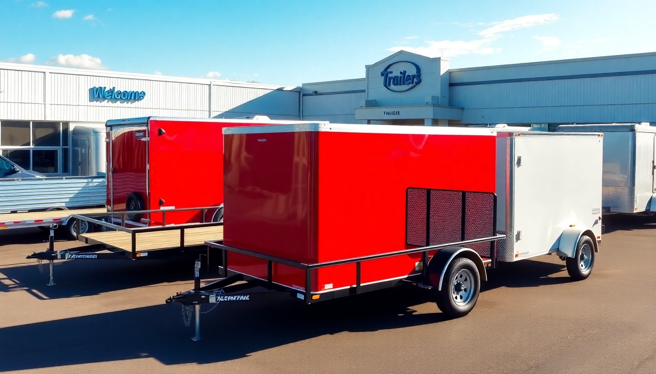 Discover high-quality trailers for sale in Massachusetts at an inviting dealership with various models.