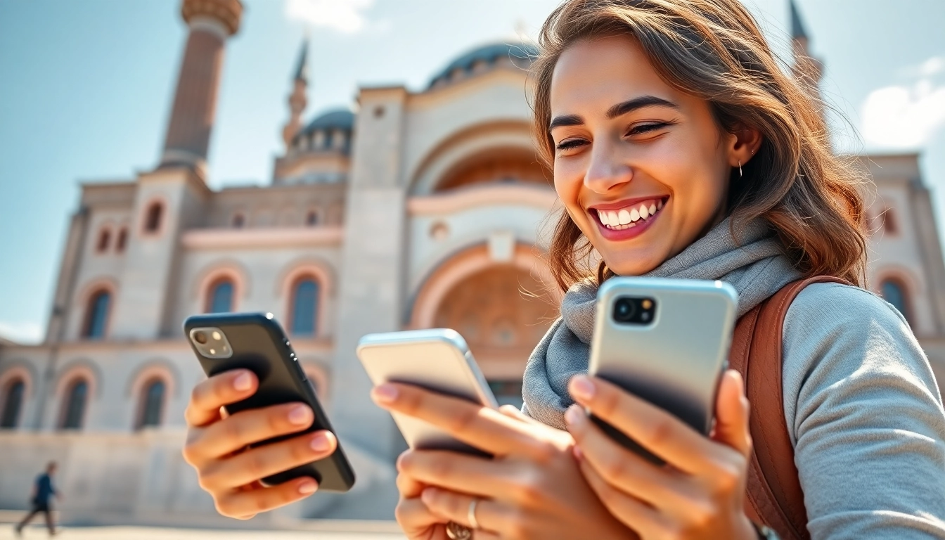Attivare esim turchia per rimanere connessi durante il viaggio in Turchia.